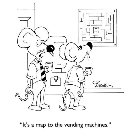 "It's a map to the vending machines."