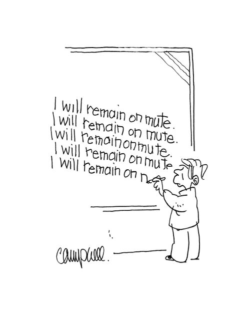 I will remain on mute...