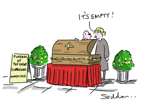 "It's empty!"