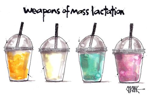 Weapons of mass lactation
