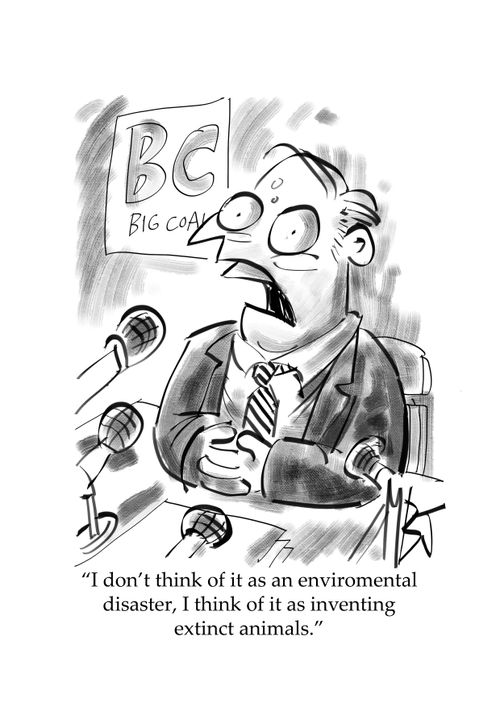 "I don't think of it as an environmental disaster, I think of it as inventing extinct animals."