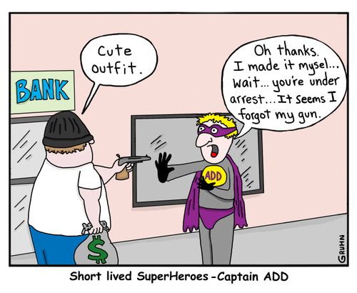 Short lived superheroes - Captain ADD