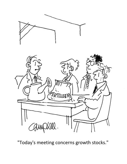 "Today's meeting concerns growth stocks."