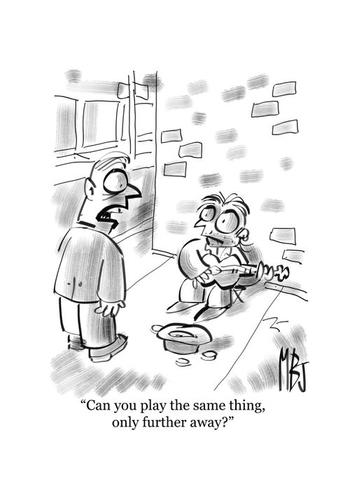 "Can you play the same thing, only further away?"