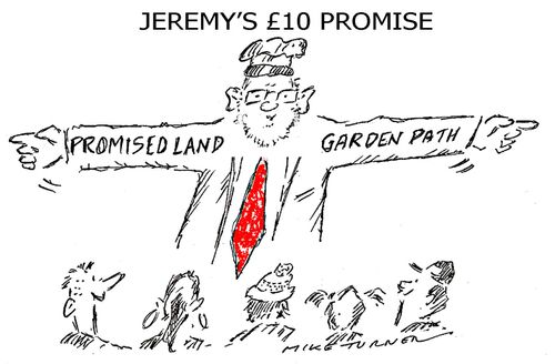 Jeremy's £10 Promise: Promised Land. . . Garden Path.