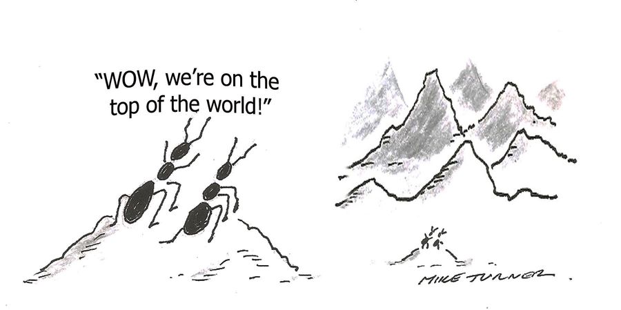 "WOW, we're on top of the world!"