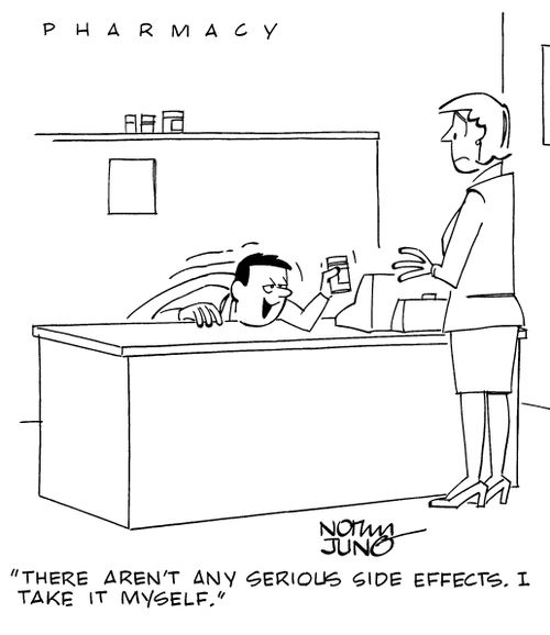 "There aren't any serious side effects. I take it myself."