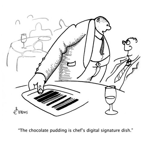 "The chocolate pudding is chef's digital signature dish."