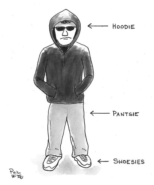 Hoodie, Pantsie, Shoesies.