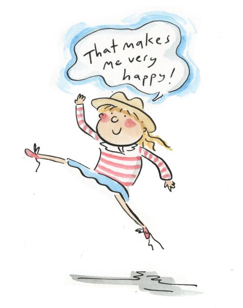 "That makes me very happy!"