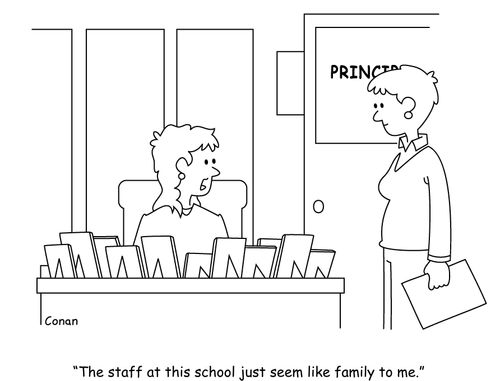 "The staff at this school just seem like family to me."