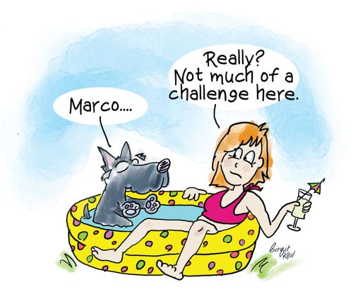 "Really? Not much of a challenge here."