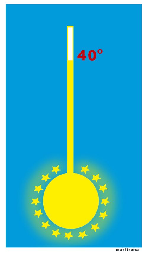 Heat wave in Europe
