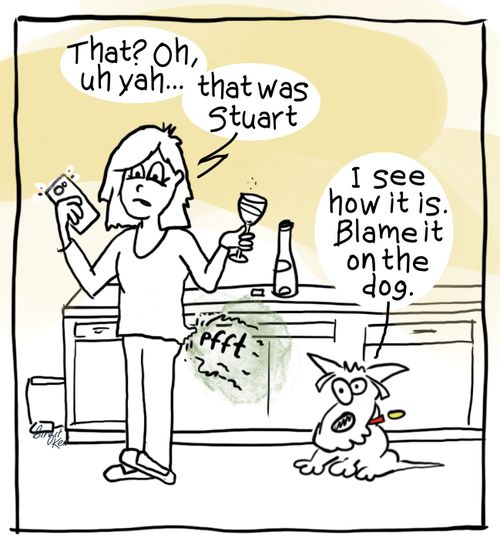 "That? Oh, uh yah...that was Stuart."