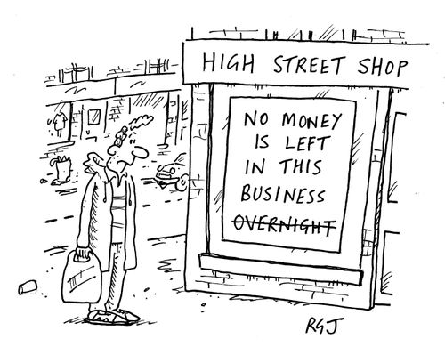 No money is left in this business (overnight).