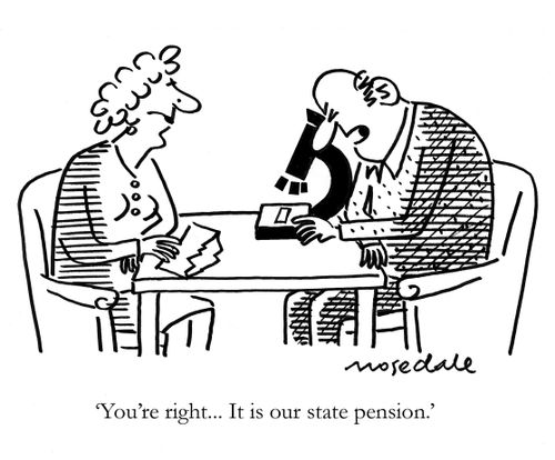 'You're right...It is our state pension.'