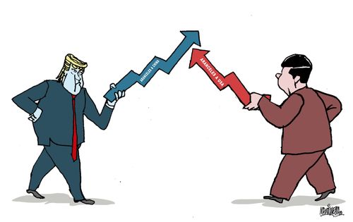 Trump duels Xi Jinping