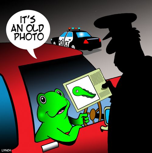 "It's an old photo."