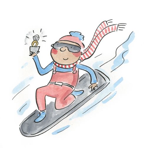 Proposal on a snowboard