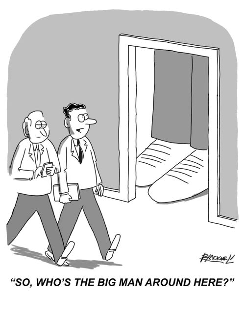 "So, who's the big man around here?"