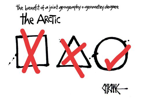 The benefit of a joint geography and geometry degree.