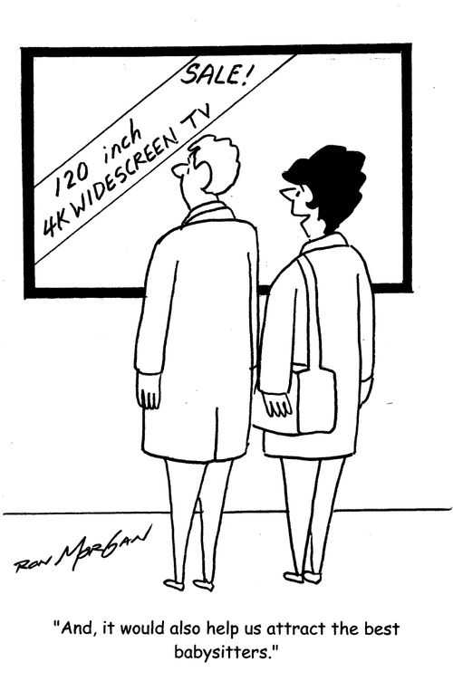 "And, it would also help us attract the best babysitters."