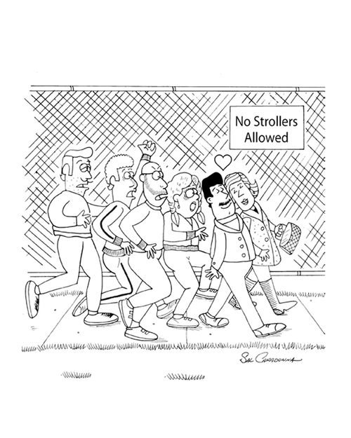 No Strollers Allowed