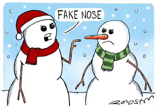 "Fake nose."