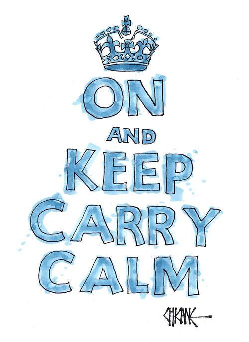 On and Keep Carry Calm