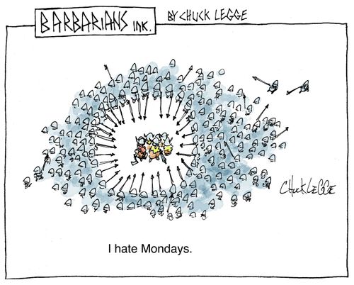 "I hate Mondays."