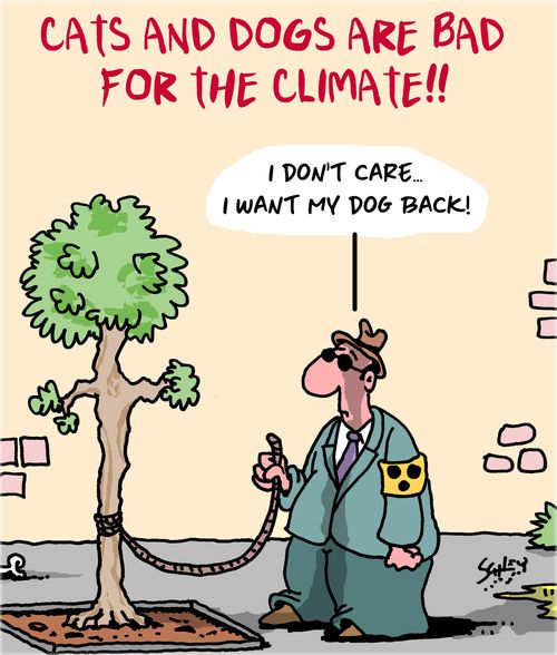 Cats and Dogs are bad for the climate!!!