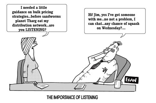 The importance of listening