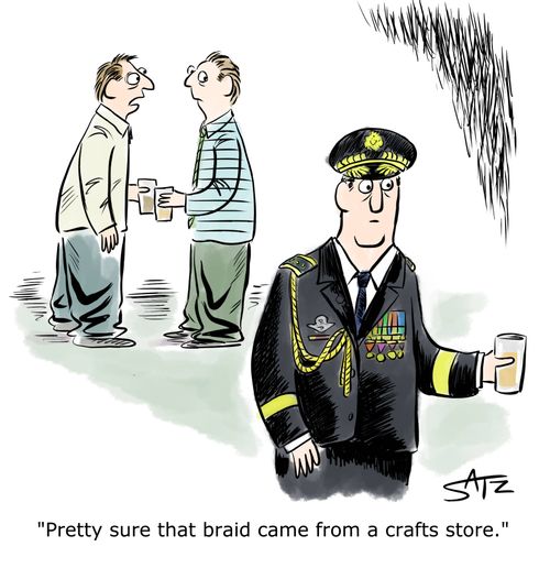 "Pretty sure that braid came from a crafts store."