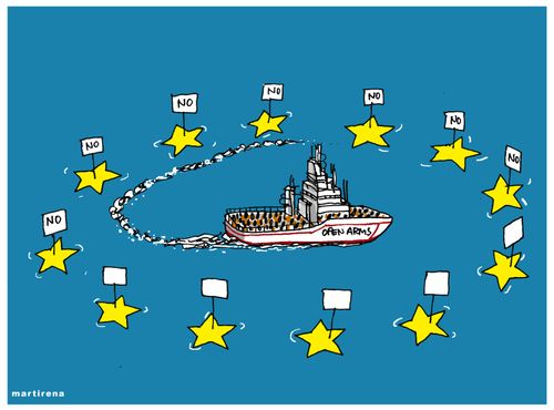 OPEN ARMS cannot find European port