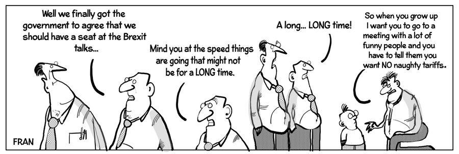 Brexit negotiations will take a long, long time.