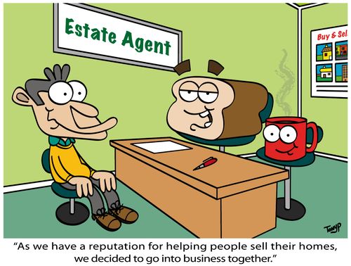 "As we have a reputation for helping people sell their homes, we decided to go into business together."
