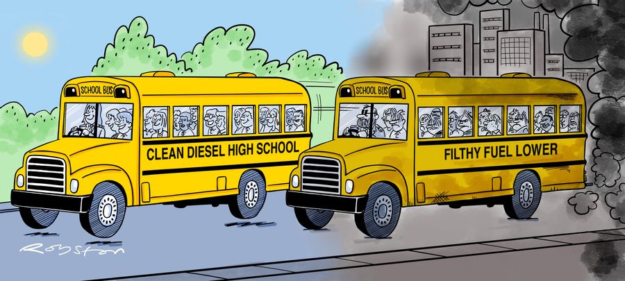 Clean diesel v filthy fuel
