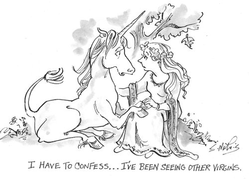 "I have to confess, I've been seeing other virgins."