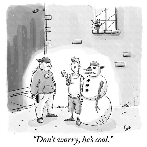"Don't worry, he's cool."