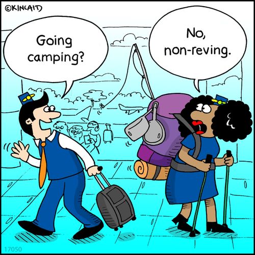 "Going camping?" 