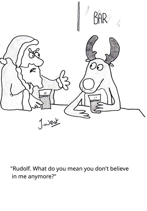 "Rudolf. What do you mean you don't believe in me anymore?"