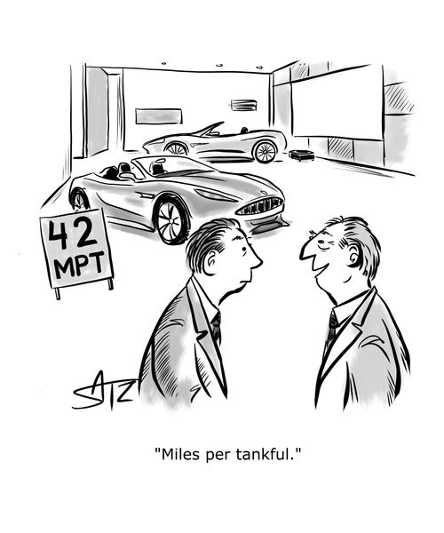 "Miles per tankful."
