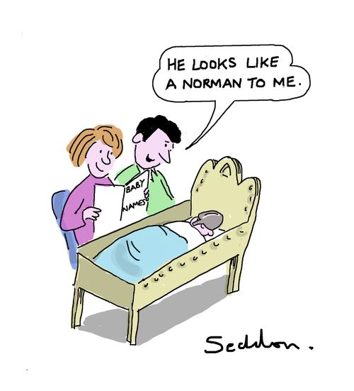 "He looks like a Norman to me."