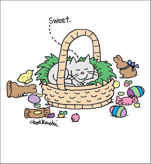 Easter Cat Nap