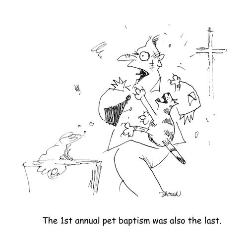 The 1st annual pet baptism was also the last 