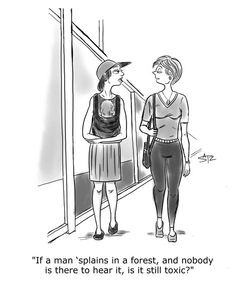 "If a man 'spains in a forest, and nobody is there to hear it, is it still toxic?"