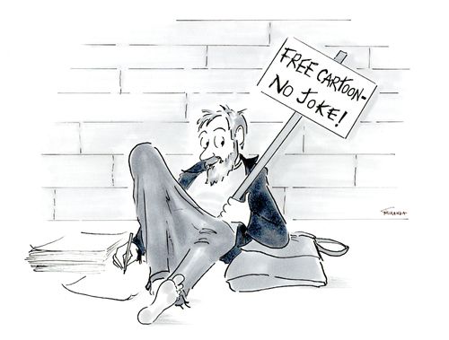 Free Cartoon - No Joke!