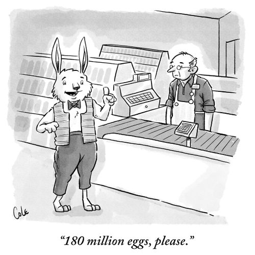 "180 million eggs, please."