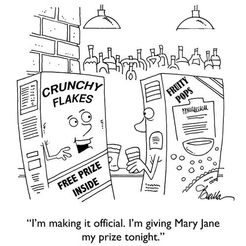 "I'm making it official. I'm giving Mary Jane my prize tonight."