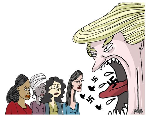 Trump racist comments against 4 congressmen